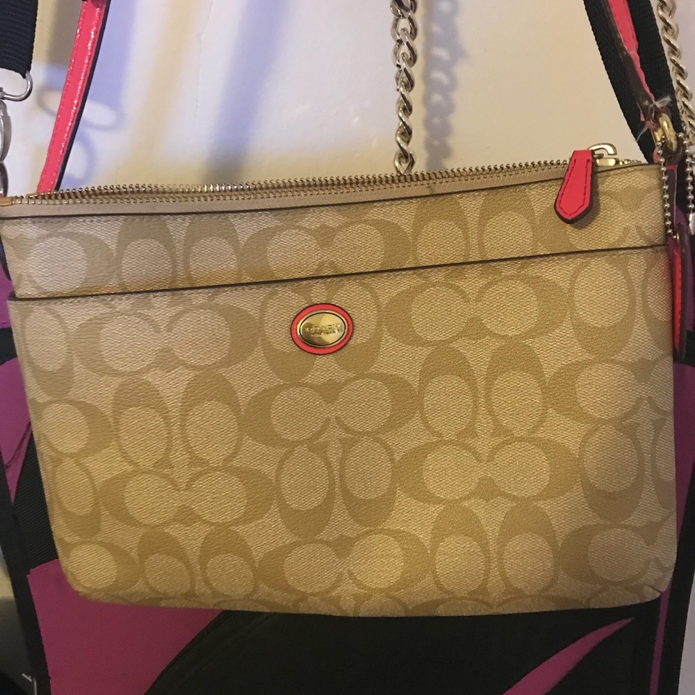 Couch pink purse